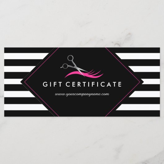 Cadeaubon voor oude haarstijlen (Voorkant)