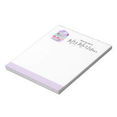 cadeaubon voor Paarse boekdocenten Notitieblok (Linkerzijde)