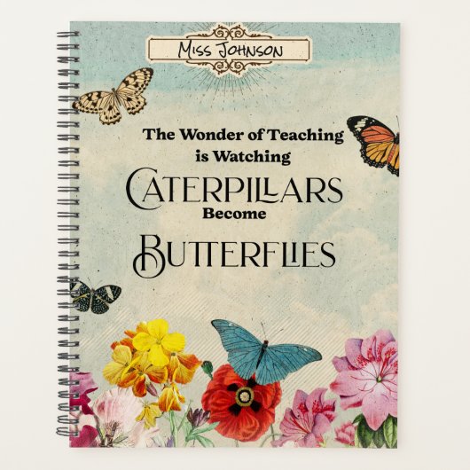 Cadeaubon voor persoonlijke evaluatie van leraren planner (Voorkant)