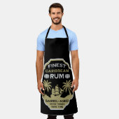 Cadeaubon voor rumdrinker schort (Gedragen)