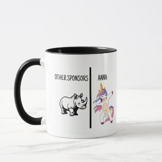 Cadeaubon voor sponsor, Beste sponsor ooit, Cadeau Mok (Links)