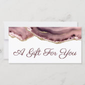 cadeaubon voor stoffige rozen (Voorkant)