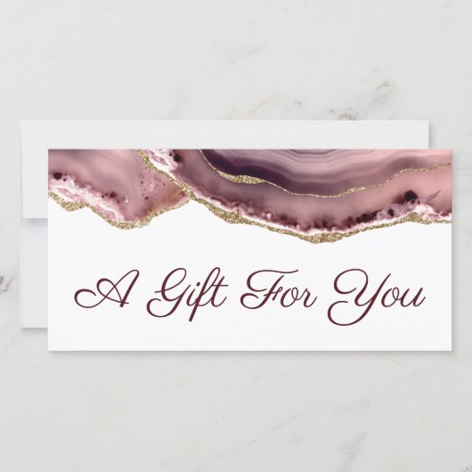 cadeaubon voor stoffige rozen (Voorkant)