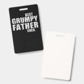 Cadeaubon voor vader | Beste cadeau-idee voor de k Badge (Voor- en achterkant)
