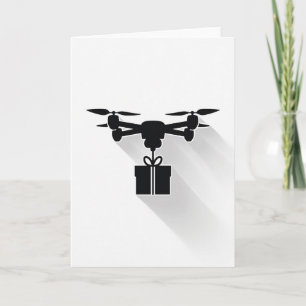 Cadeaubon voor verjaardag met luchtlevering kaart