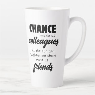 Cadeaubon voor vertrekkende collega's voor vrouwen latte mok