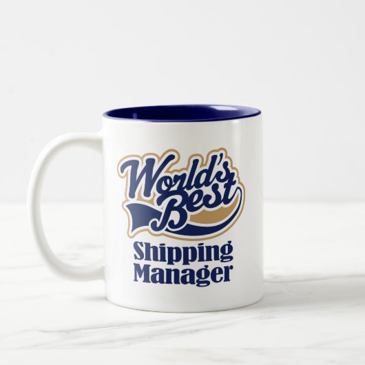 Cadeaubon voor verzendmanager tweekleurige koffiemok (Links)