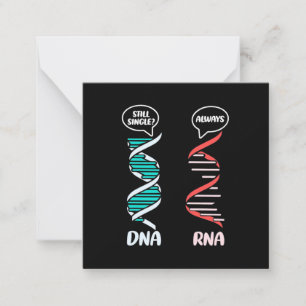 Cadeaubon voor wetenschapper   Biologie docent Rna Notitiekaartje