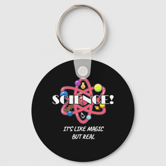 Cadeaubon voor wetenschapper | Scheikunde Wetensch Sleutelhanger (Voorkant)