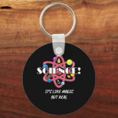 Cadeaubon voor wetenschapper | Scheikunde Wetensch Sleutelhanger (Voorkant)