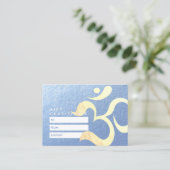 Cadeaubon voor yogameditatie-instructeur OM Kortingskaartje (Staand voorkant)