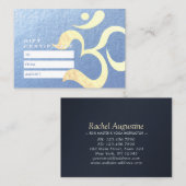 Cadeaubon voor yogameditatie-instructeur OM Kortingskaartje (Voorkant / Achterkant)