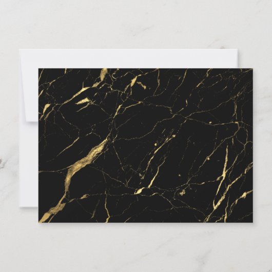 Cadeaubon voor zwarte en goudkleurige ontwerper (Achterkant)