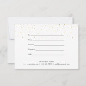 Cadeaubon Waterverf Hart Gouden Spikkels (Achterkant)