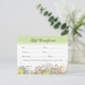 Cadeaubon Winkel Bedrijf Briefkaart (Staand voorkant)