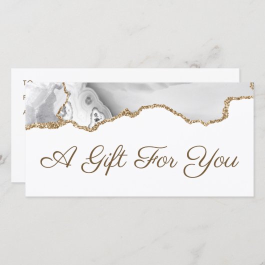 cadeaubon wit grijs (Voorkant / Achterkant)