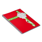 cadeaubonade met zilverboeglint notitieboek (Rechterzijde)