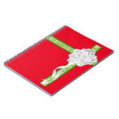 cadeaubonade met zilverboeglint notitieboek (Linkerzijde)