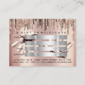 Cadeaubonbons Roos Schissers voor haarlijst Visitekaartje (Achterkant)