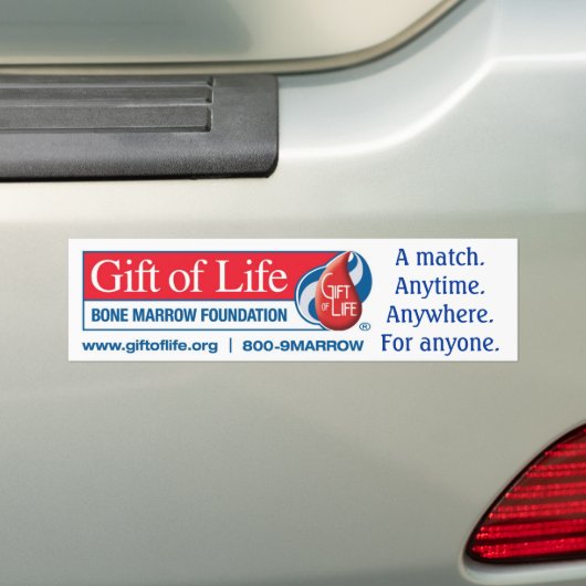 Cadeaubonenbeenmergstichting bumpersticker (Op auto)