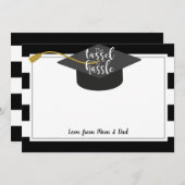 Cadeaubonhouder afstudeergeld ouders cadeau kaart (Voorkant / Achterkant)