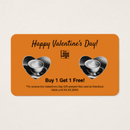 Cadeaubonkaart Valentijnsdag Visitekaartje