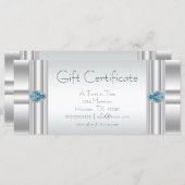 Cadeaubonnen Blauwe Bedrijfscadeaubonnen (Voorkant / Achterkant)