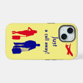 Cadeaubonnen 'Blijf in contact' iPhone 15 Case (Achterkant horizontaal)