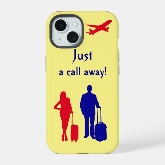 Cadeaubonnen 'Blijf in contact' iPhone 15 Case (Achterkant)