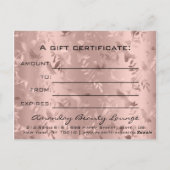 Cadeaubonnen Briefkaart van vogelsoorten Eyealshan (Achterkant)