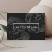 Cadeaubonnen |  donkere Floral Salon Spa