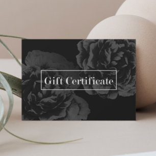 Cadeaubonnen donkere Floral Salon Spa