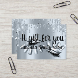 Cadeaubonnen Haarspa nails Luxury Blue Drivers Visitekaartje