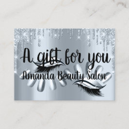 Cadeaubonnen Haarspa nails Luxury Blue Drivers Visitekaartje