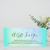 Cadeaubonnen Holograaf Hairdresser Makeup Lash (Staand voorkant)