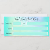 Cadeaubonnen Holograaf Hairdresser Makeup Lash (Achterkant)