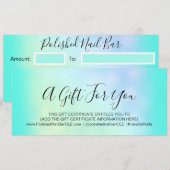 Cadeaubonnen Holograaf Hairdresser Makeup Lash (Voorkant / Achterkant)