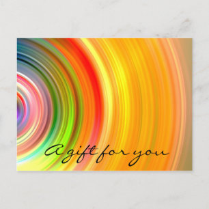 Cadeaubonnen Holografen Rainbow Beauty Studio Briefkaart
