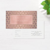 Cadeaubonnen Kaart Gepersonaliseerd Roze Rose Gold (Bureau)