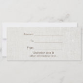 Cadeaubonnen | Lotus Therapy Salon & SPA (Achterkant)