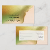 Cadeaubonnen make-up en haarchartreuse Nieuw Klantenkaartje (Voorkant / Achterkant)