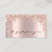 Cadeaubonnen maken Rozen met eyelash drift Visitekaartje (Voorkant)