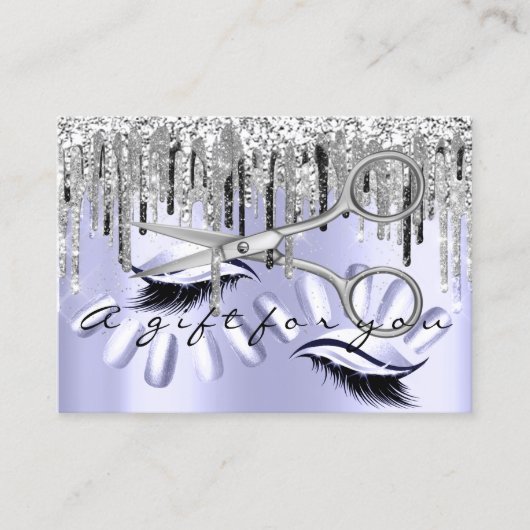 Cadeaubonnen met certificaat Haarlijst Nail Silver (Voorkant)