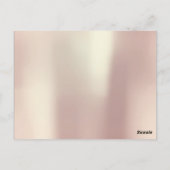 Cadeaubonnen met certificaatstreepjes Verlenging M Briefkaart (Achterkant)