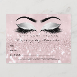 Cadeaubonnen met certificaatstreepjes Verlengingsc Briefkaart