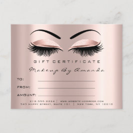Cadeaubonnen met certificaatstreepjes Verlengingsc Briefkaart