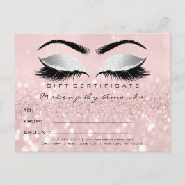 Cadeaubonnen met certificaatstreepjes Verlengingsc Briefkaart