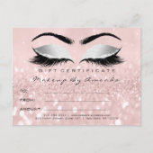 Cadeaubonnen met certificaatstreepjes Verlengingsc Briefkaart (Voorkant)