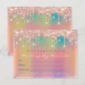 Cadeaubonnen met certificaatuitvoeging briefkaart (Voorkant / Achterkant)