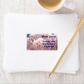 Cadeaubonnen met liefde van de aangepaste gezinsbl etiket (Insitu)